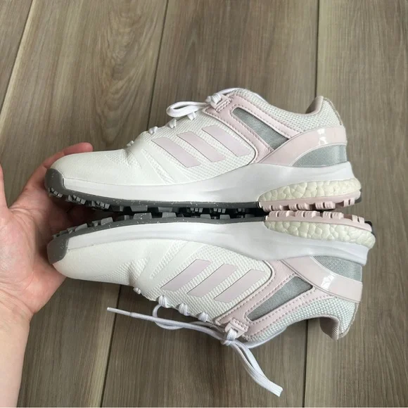 adidas Women’s EQT Spikeless Golf Shoes 7.5 Cloud White / Pink / Grey - Picture 13 of 15